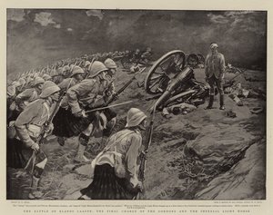 エランズ・ラーグテの戦い、ゴードンズの最後の突撃、帝国の軽馬 作： William Small