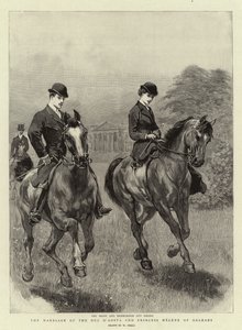オルレアンのダクダオスタとヘレン王女の結婚 作： William Small