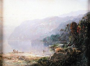 風景（油彩・キャンバス）