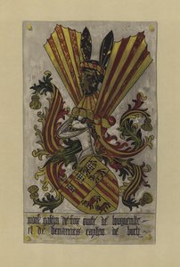 サーガストンデフォワ、ロングヴィルとベナンジュの伯爵、キャプタンドブーフ、c 1438-c 1458（クロモリト） 作： William St John Hope