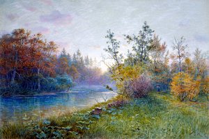 トラウンシュタインのミルダム、1894年。 作： William Stanley Haseltine
