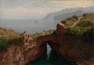 ナチュラル アーチ、カプリ島 作： William Stanley Haseltine
