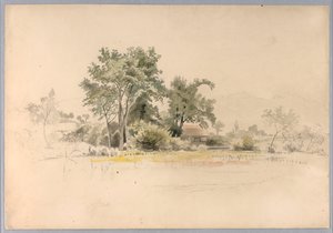 風景の研究、スイス 作： William Stanley Haseltine