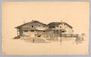 風景の研究、スイス 作： William Stanley Haseltine