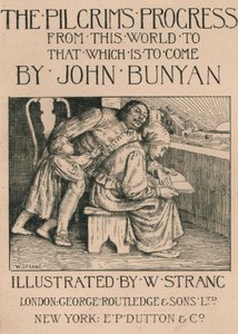 バニヤンの妻、聖書を読んでいる（c1916）。 作： William Strang