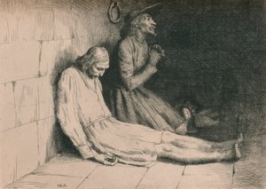 クリスチャンであり、希望に満ちたダンジョン、c1916 作： William Strang