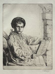 デビッドR.ストランド、1895年。 作： William Strang