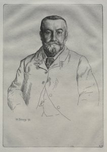 H. コックの肖像 作： William Strang