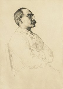 ラドヤード・キプリングの肖像 1865-1936. 作： William Strang