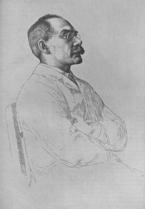 ラドヤードキプリングの肖像、1898年、1906年 作： William Strang