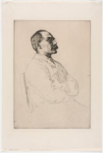 ラドヤードキプリング卿、1898年。 作： William Strang