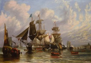 クリミア戦争、乗船部隊、1855年-宝石。 W.スチュアート 作： William Stuart