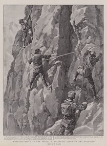 ドロミテの危険な登山、チロルでの登山 作： William T. Maud