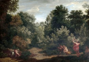 古典的な風景 作： William Taverner