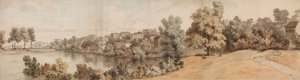 イタリア語川の風景、1750-60。 作： William Taverner
