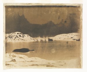ベルチャー船長指揮下のフランクリン捜索船に向かって湾を横切る眺め 作： William Thomas Domville