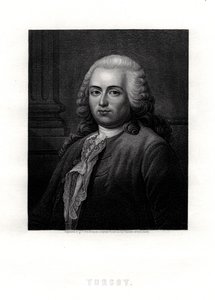 ターゴット、フランスの政治家で経済学者、19世紀 作： William Thomas Fry