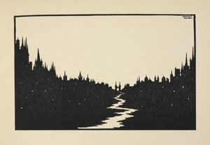 ノクターン、「W. B. イェイツによって紹介されたイメージの本」のプレート 33 作： William Thomas Horton
