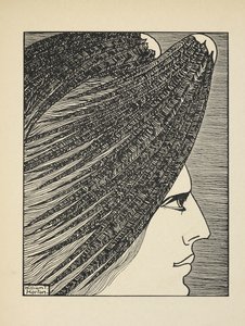死の天使、「W. B. イェイツによって紹介されたイメージの本」のプレート 53 作： William Thomas Horton