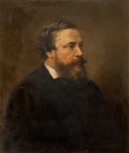 John Thackray Bunce 1828-1899のポートレート、1879年。 作： William Thomas Roden