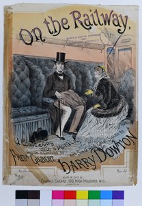 鉄道にて 1870年頃（紙にクロモリトグラフ） 作： William Thomas Stannard