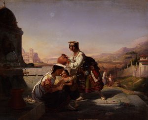 イタリアの風景 作： William Tolman Carlton
