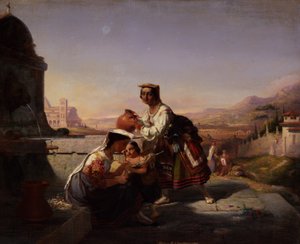イタリアの風景」1860年 作： William Tolman Carlton