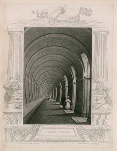 テムズトンネル 作： William Tombleson