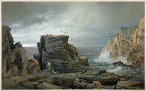ロッキー・コースト 作： William Trost Richards
