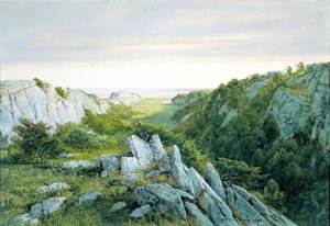 パラダイスから煉獄へ、ニューポート、1878年。 作： William Trost Richards