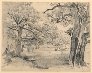 風景、ダルムシュタット 作： William Trost Richards