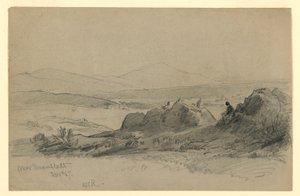 風景, ダルムシュタット, ドイツ 作： William Trost Richards