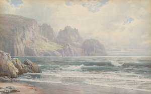 岩の多い海岸線 作： William Trost Richards