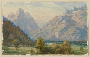 風景の研究、ノルウェー 作： William Trost Richards