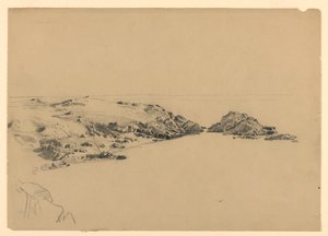 海岸の研究、ロードアイランド 作： William Trost Richards