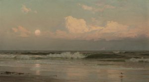八月の月 作： William Trost Richards