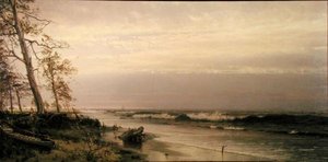 ニュージャージーの海岸 作： William Trost Richards