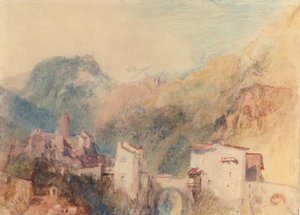 ヴァルダオスタの城 作： Joseph Mallord William Turner
