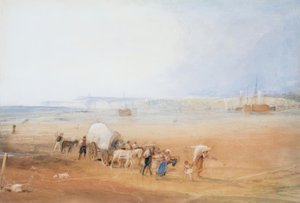 サウスコーストのビーチシーン 作： Joseph Mallord William Turner