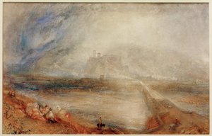 ベリンツォーナ、道路からロカルノへ 作： Joseph Mallord William Turner