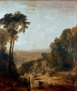小川を渡る 作： Joseph Mallord William Turner