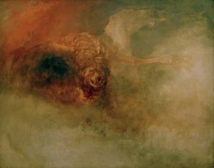 淡い馬の死 作： Joseph Mallord William Turner