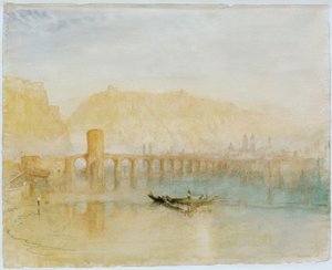 コブレンツのモーゼル橋 作： Joseph Mallord William Turner