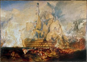 トラファルガーの戦い 作： Joseph Mallord William Turner
