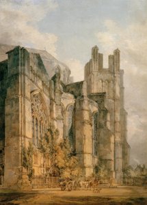 カンタベリー大聖堂の聖アンセルム礼拝堂と 作： Joseph Mallord William Turner