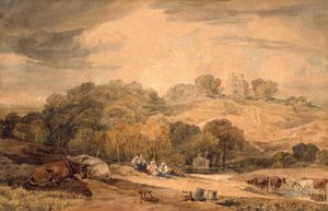 ドニントン城、ニューベリー、バークシャー 作： Joseph Mallord William Turner