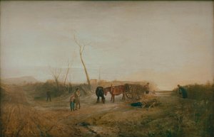 凍るような朝 作： Joseph Mallord William Turner