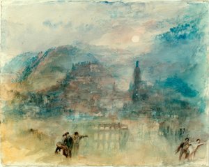 ハイデルベルク、月光 作： Joseph Mallord William Turner