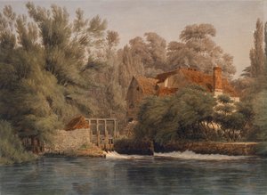 1840年代のIffley Mill 作： Joseph Mallord William Turner