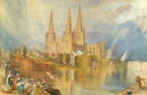 リッチフィールド、スタフォードシャー 作： Joseph Mallord William Turner